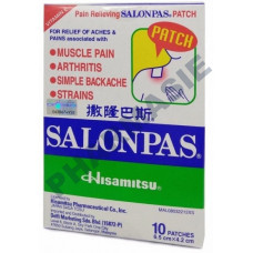120 Patches Hisamitsu Salonpas chauffants pour le soulagement de la douleur (6,5 x 4,2 cm)